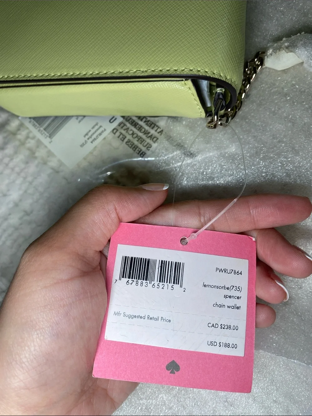 NWT Kate Spade Lemon Yellow Crossbody Bag with matching Wallet🍋